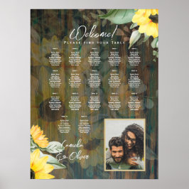 Póster 17 SILLONES DE FOTOGRAFÍA DE MADERA Rústica DE Mes