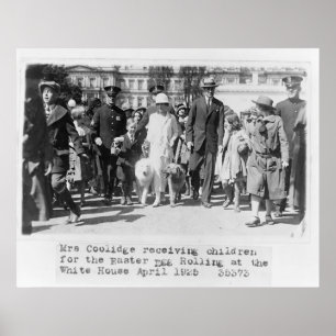 Póster 17 Sra. Coolidge Easter Egg Casa Blanca