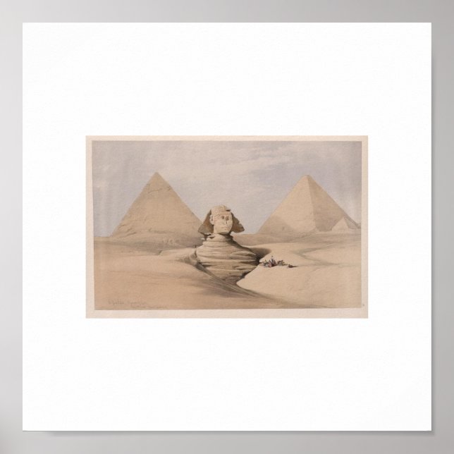 Póster 1839 sphinx picture (Frente)