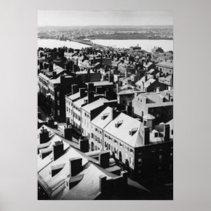 Póster 1859: La ciudad de Boston, Massachusetts