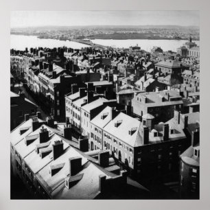 Póster 1859: La ciudad de Boston, Massachusetts