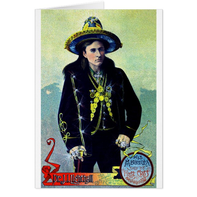 Poster 1880 de la demostración de la medicina (Frente)