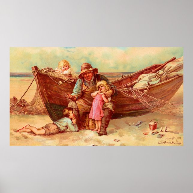 Póster 1890, cuando yo era un chico - Will y Frances Brun (Frente)