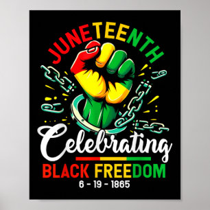 Póster 18 de junio celebrando la libertad negra en África