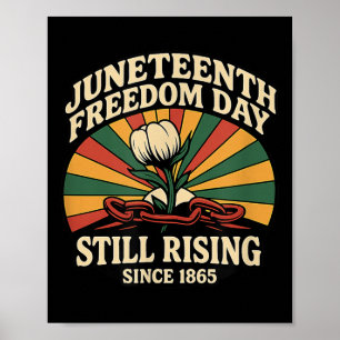 Póster 18 de junio de 1865 celebrando la libertad negra e