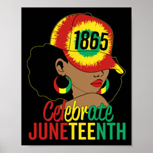 Póster 18 de junio de 1865 se celebra el Día de la Libert
