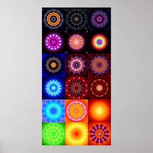 Póster 18 Mandalas