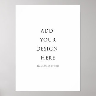 Póster 18"x24" (45x61cm) Señalización/ Poster