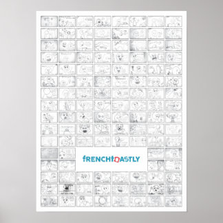 Póster 18" x 24" 120 días Poster del proyecto, papel bril