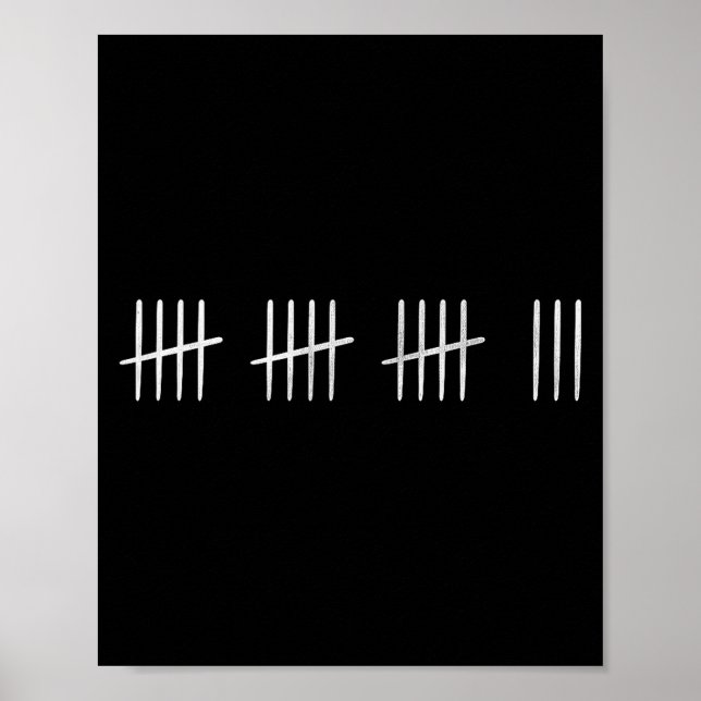 Póster 18 Years Old 18th Birthday Funny Gift Men Woman Hi (Frente)