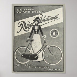 Poster 1900 del arte del anuncio de Rudge
