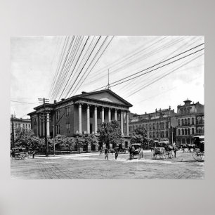 Póster 1900 Tribunal de Nashville Tennessee Imprimir