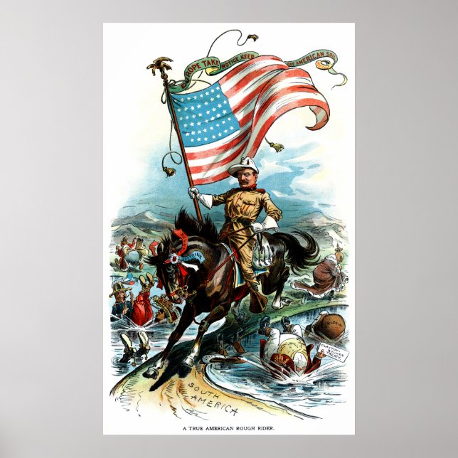 Póster 1902 Theodore Roosevelt (Frente)