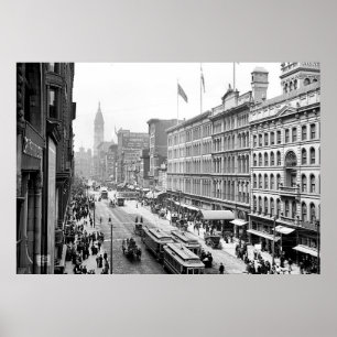 Póster 1904 Market St. Philadelphia Pa. Print