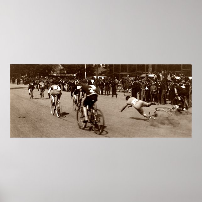 Póster 1905 Desconexión de carrera en bicicleta (Frente)
