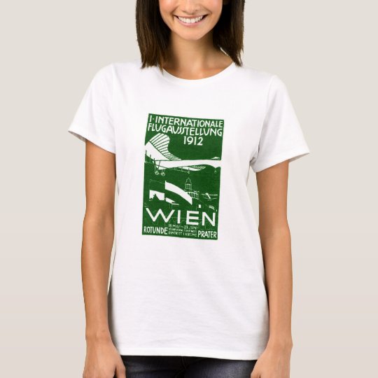 Poster 1912 del salón aeronáutico de Viena Camiseta