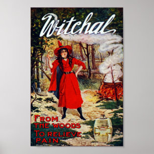 Póster 1912 Witchal Witch