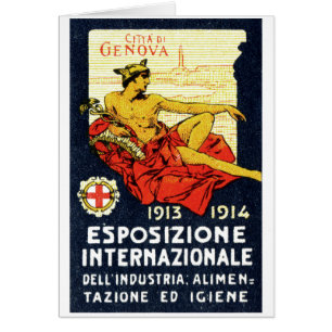 Poster 1913 de la expo de Génova