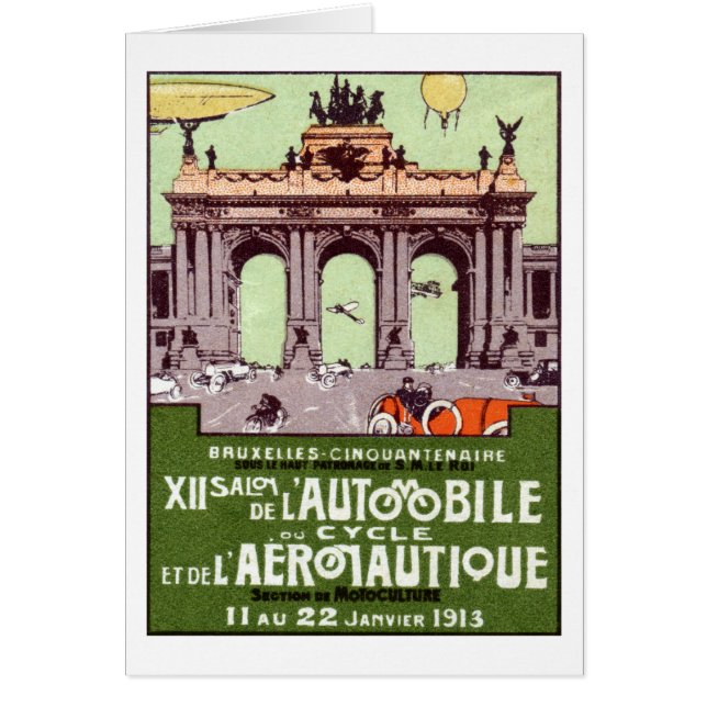 Poster 1913 de la expo del transporte (Frente)