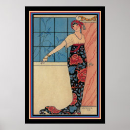 Póster 1913 George Barbier Art Deco Print 13 x 19