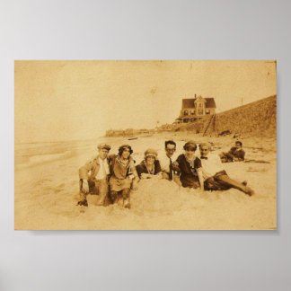 Póster 1915 mamáes de mazorca de roca salvaje.