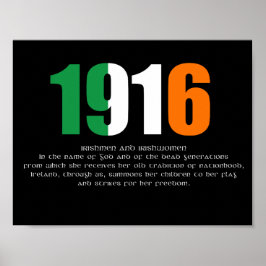 Póster 1916 Easter Rising Commemorative Poster