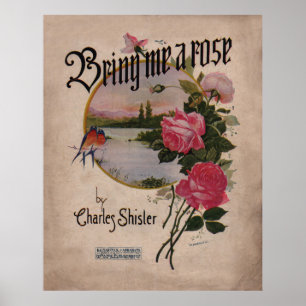 Póster 1918 Tráeme un Rosa