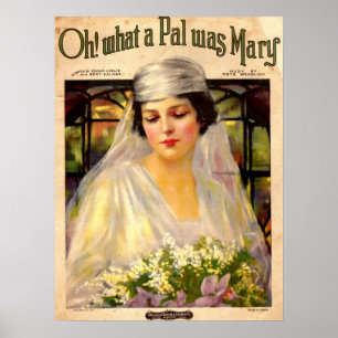 Póster 1919 Oh! Lo que el Pal fue la hoja de canciones de