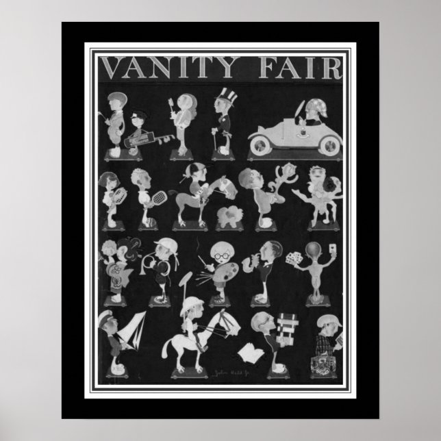 Póster 1921 Vanity Fair "Interests" (Frente)
