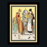 Póster 1922 Art Deco Fashion Illustration<br><div class="desc">1922,  Art Deco,  Fashion Illustration From Art Gout Beaute Magazine. 18x24  Shown Here But Several Sizes Available,  As Well As,  Stretched Canvas.</div>