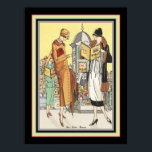 Póster 1922 Art Deco Fashion Illustration<br><div class="desc">1922,  Art Deco,  Fashion Illustration From Art Gout Beaute Magazine. 18x24  Shown Here But Several Sizes Available,  As Well As,  Stretched Canvas.</div>