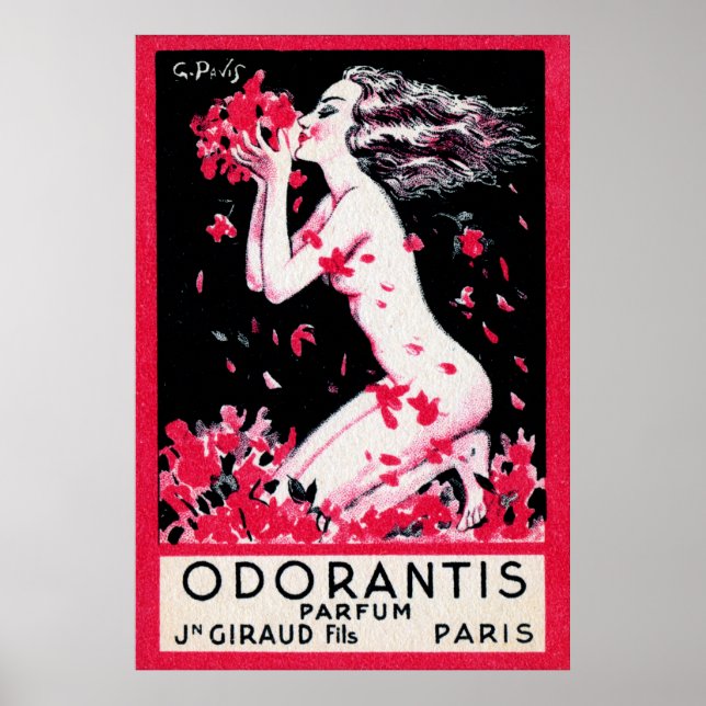 Póster 1922 Odorantis French perfume (Frente)