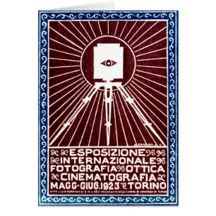 Poster 1923 de la expo de la foto de Turín