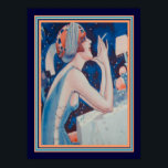 Póster 1923 Vie Parisienne Art Deco Print 12 x 16<br><div class="desc">Se trata de una reproducción de un poco común,  arte deco,  litografía,  presentado en La Vie Parisienne.</div>