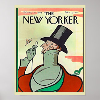 Póster 1925 New Yorker Fashion Poster