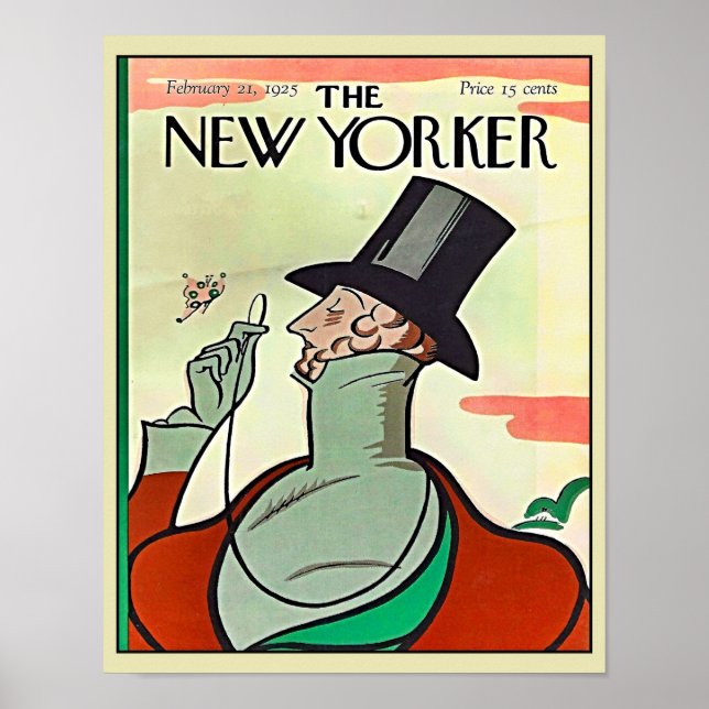Póster 1925 New Yorker Fashion Poster (Frente)