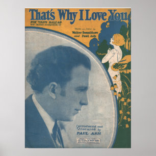 PÓSTER 1926 POR ESO TE AMO