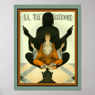Póster 1927 La Vie Parisienne Buddha Cover