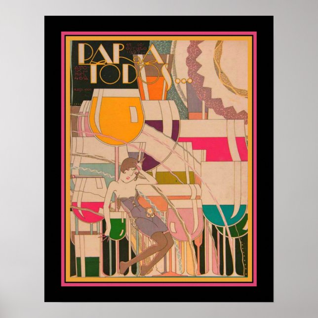 Póster 1927 Para Todos Art Deco (Frente)