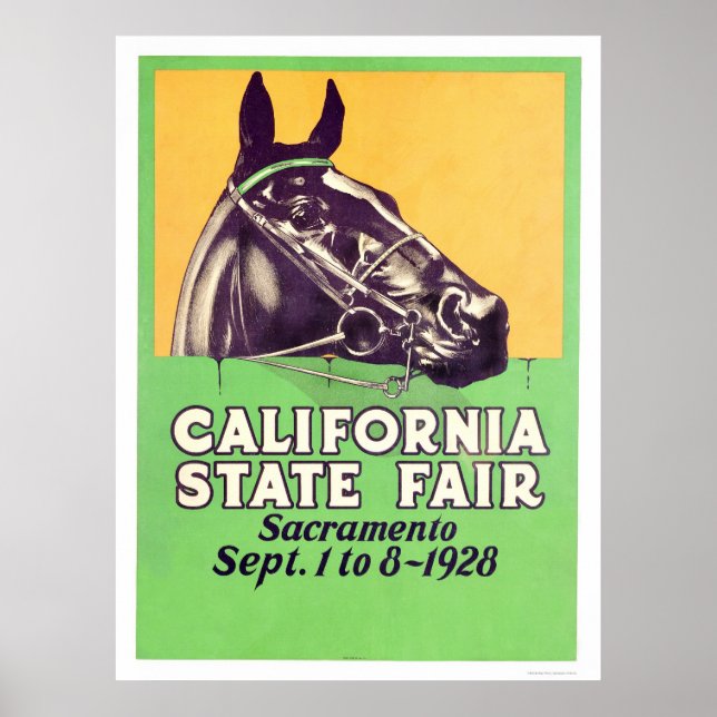 Póster 1928 California State Fair (Frente)