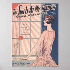 Póster 1928 El Sol Está En Mi Ventana