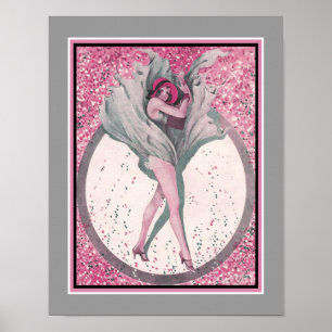 Póster 1931, Art Deco, French Fashion