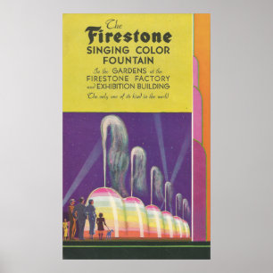 Póster 1933 Exposición Internacional CHICAGO. Art Decó.