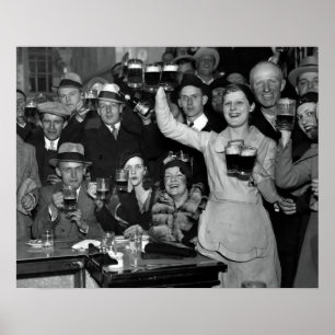 PÓSTER 1933 FINAL DE LA CELEBRACIÓN DE LA PROHIBICIÓN - C