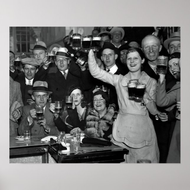 PÓSTER 1933 FINAL DE LA CELEBRACIÓN DE LA PROHIBICIÓN - C (Frente)