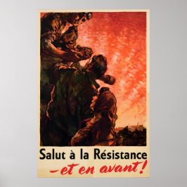 Póster 1945 French Anti-Nazi Poster Hail to the