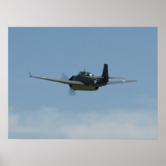 Póster 1945 TBM-3E "Avenger".