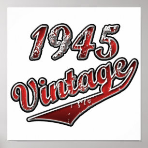 Póster 1945 Vintage