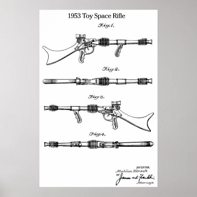 Póster 1953 Toy Space Rifle (Frente)