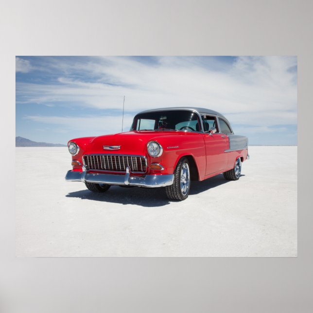 Póster 1955 varilla de calado gruesa, vara de calle, "tri (Frente)